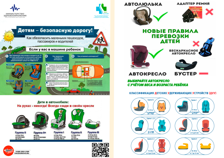 Перевозка детей.